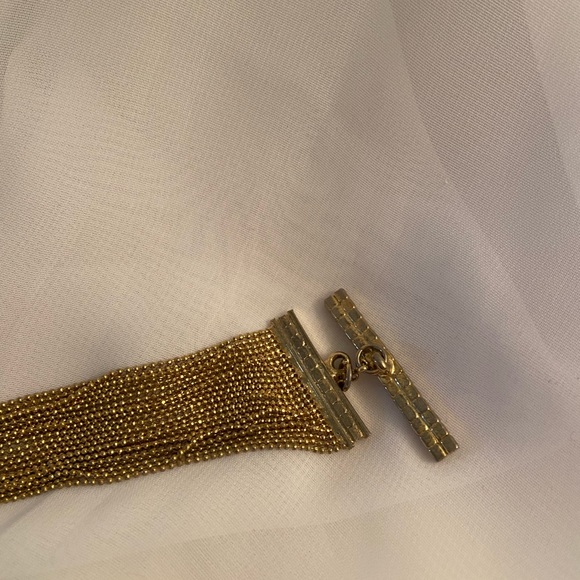 Rhinestone &Gold Bracelet - Picture 11 of 12